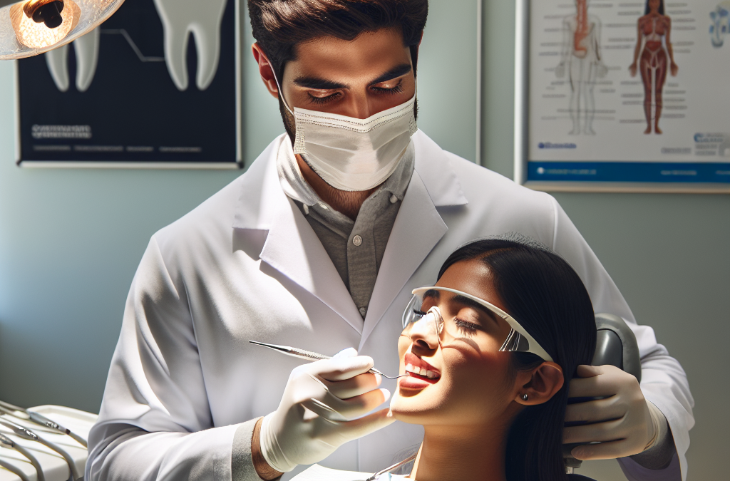 Seguro médico para chilenos con cobertura dental atendiendo consulta odontológica