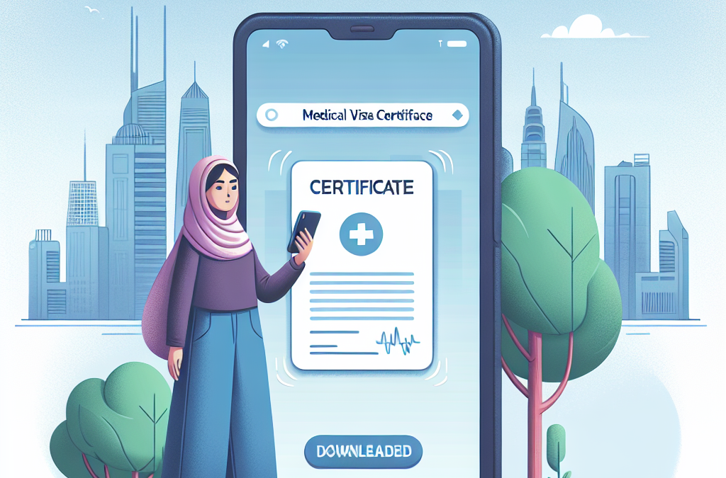 Certificado médico para visado obtenido rápidamente desde dispositivo móvil