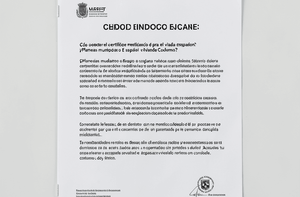 Cómo obtener el certificado médico para el visado español