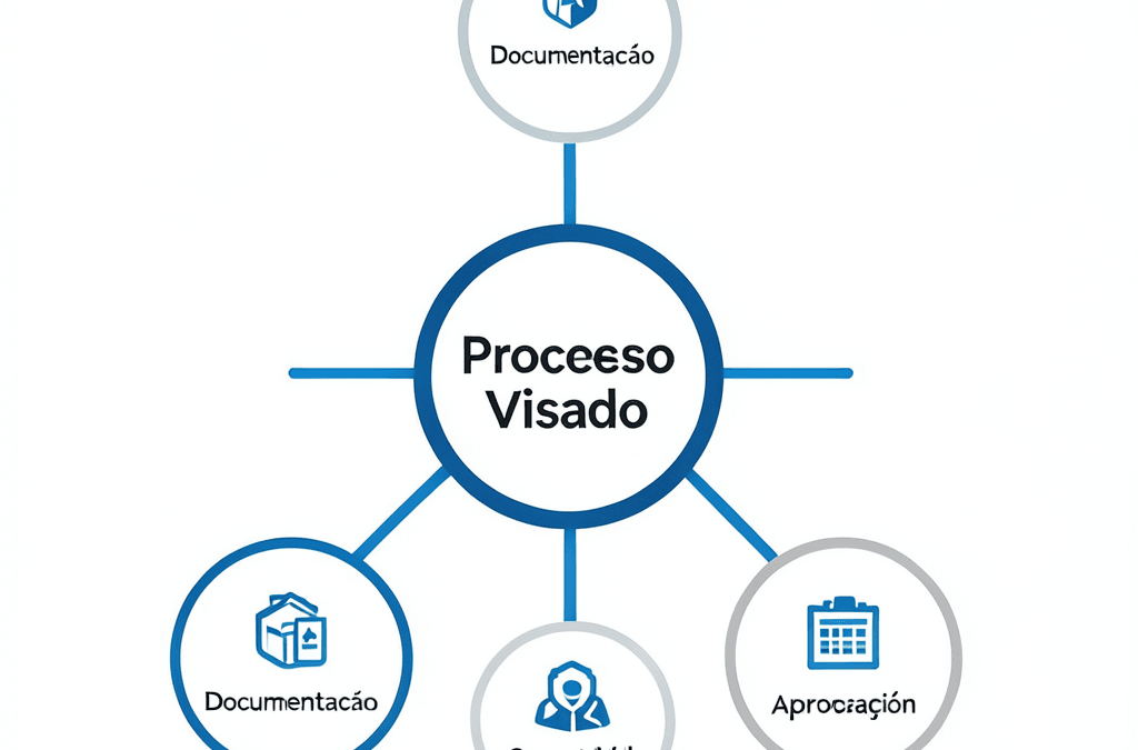 Diagrama del proceso y tiempo de aprobación del visado de estudios desde Colombia